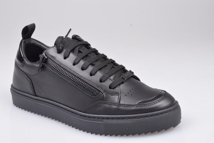 A. Morato Shoes Rits Zwart heren (MORATO SNEAKER - MMFW01433-LE300001 9000 Black) - Mayday (Aalst)