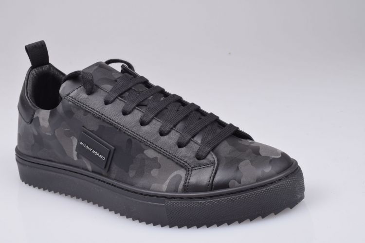 A. Morato Shoes Veter Camouflage heren (MORATO SNEAKER - MMFW01329-FA210050 9033 Lead) - Mayday (Aalst)