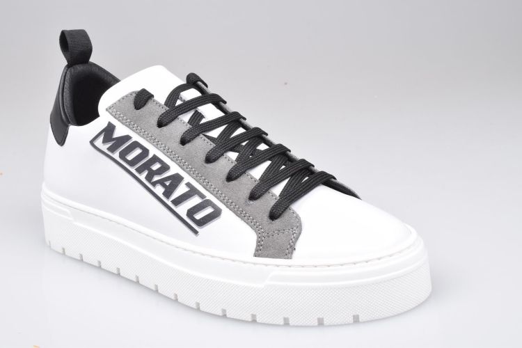 A. Morato Shoes Veter Wit heren (MORATO SNEAKER - MMFW01543 1000 White) - Mayday (Aalst)