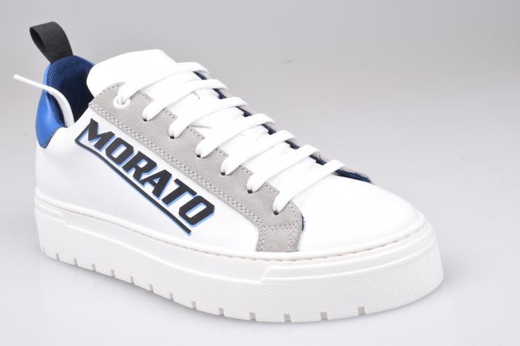 A. Morato Shoes Veter Wit heren (MORATO SNEAKER - MMFW01561 7081 Bluette) - Mayday (Aalst)