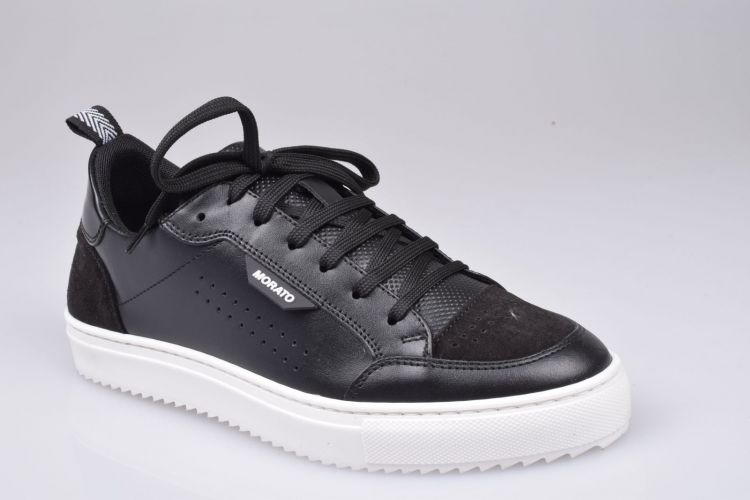 A. Morato Shoes Veter Zwart heren (MORATO SNEAKER - MMFW01336-LE300001 9000 Black) - Mayday (Aalst)