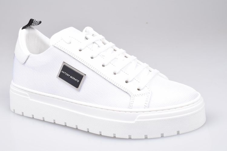 A. Morato Shoes Veter Wit heren (MORATO SNEAKER - MMFW01452 LE500019 1000 White) - Mayday (Aalst)