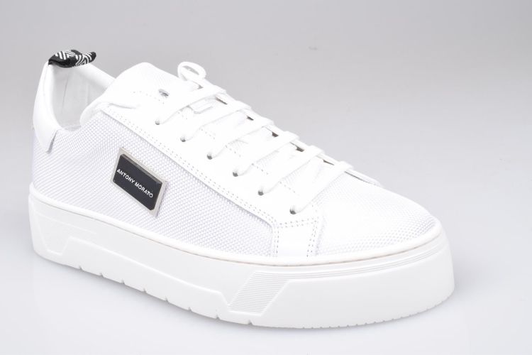 A. Morato Shoes Veter Wit heren (MORATO SNEAKER - MMFW01563 1000 White) - Mayday (Aalst)