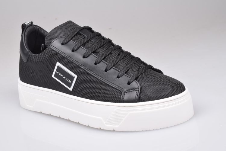 A. Morato Shoes Veter Zwart heren (MORATO SNEAKER - MMFW01639 9000 Black) - Mayday (Aalst)