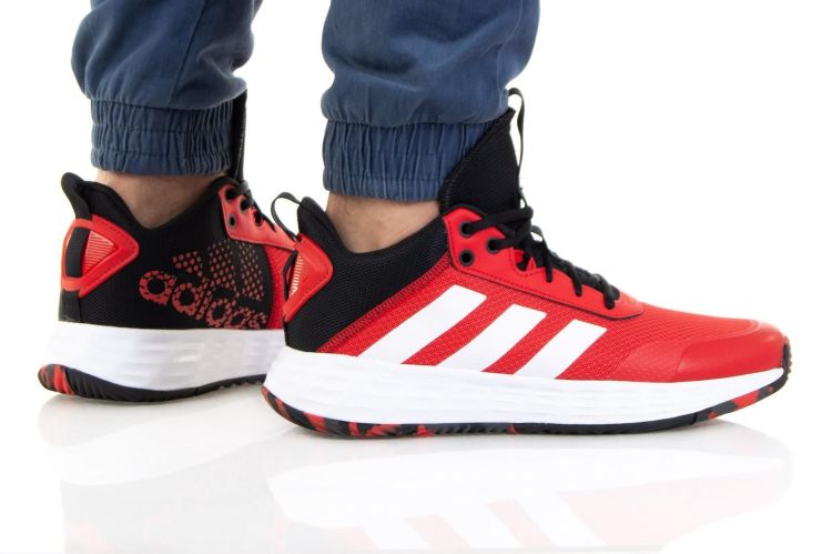 Adidas Sportswear Mid Rood heren (ADIDAS OWNTHEGAME 2.0 - GW5487 VivRed/FtwWh) - Mayday (Aalst)