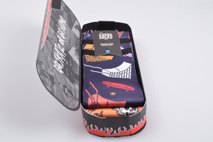 American Socks    (SKATEBOARD GIFTBOX L/XL - ASB022L 3 PACK) - Mayday (Aalst)