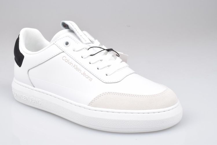 Calvin Klein Jeans Veter Wit heren (CASUAL CUPSOLE HIGH - YM0YM00670 0K6 White/Creamy Wh) - Mayday (Aalst)