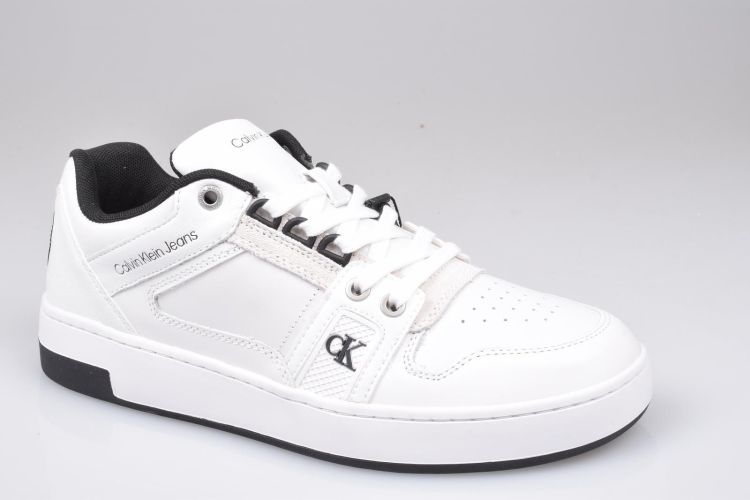 Calvin Klein Jeans Veter Wit heren (CK RUNNER SOCK LACEUP - YM0YM00429 YAF Bright White) - Mayday (Aalst)