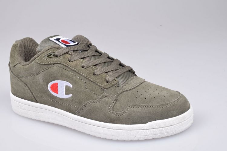 Champion Veter Kaki heren (NEW YORK SUEDE M LOW - 30203003.52A Olive) - Mayday (Aalst)