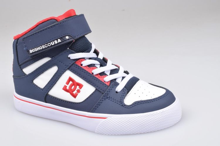 DC SHOES Skate Blauw kinderen (PURE HIGH TOP EV - ADBS300324 NYR DC Navy/Ath Red) - Mayday (Aalst)
