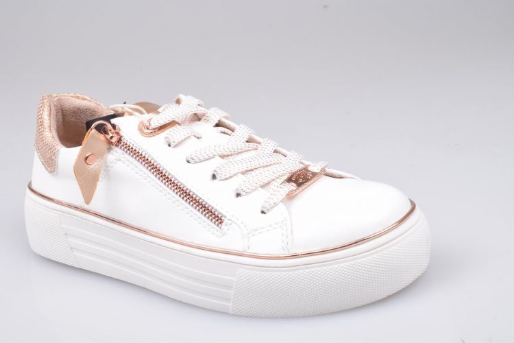 Docker's Veter Ecru dames (Sneaker - 42BM234-610592 White/rosegold-) - Mayday (Aalst)
