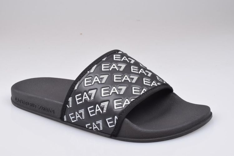 EA7 Emporio Armani Slipper Zwart heren (EA7 ARMANI SLIDE - XCP010 XK340 N078) - Mayday (Aalst)