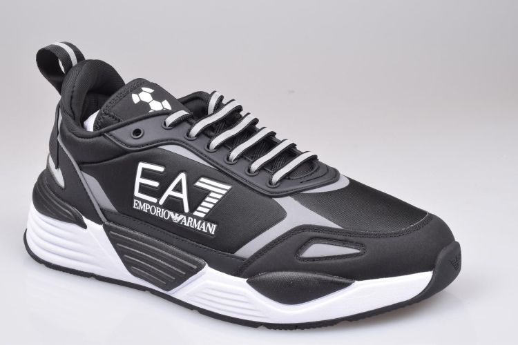 EA7 Emporio Armani Veter Zwart heren (EA7 ARMANI SNEAKER - X8X159 XK364 N763 Black+Silver) - Mayday (Aalst)