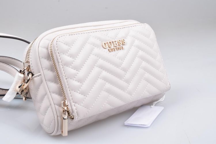 Guess Accessoires  Beige dames (GUESS Anning Camera Crossbody - QG950814 Stone) - Mayday (Aalst)