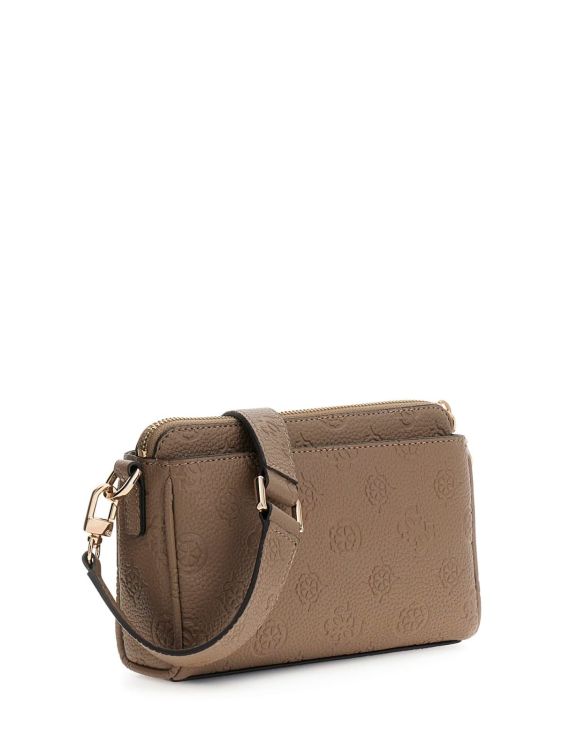 Guess Accessoires  Taupe dames (GUESS Cresidia II Mini - PD988872 Dark Taupe Logo) - Mayday (Aalst)