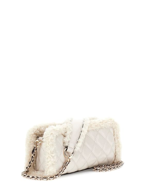 Guess Accessoires  Ecru dames (GUESS Cristi Mini Top Zip XBody - TG813972 Bone) - Mayday (Aalst)