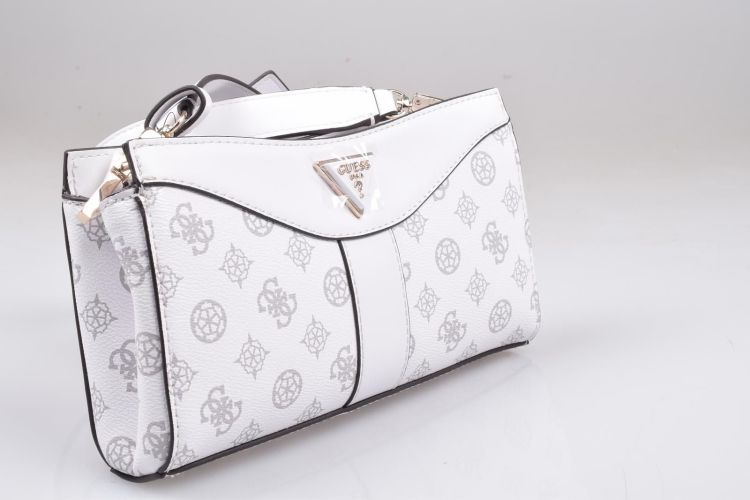 Guess Accessoires  Wit dames (GUESS Dorys Top Zip Crossbody - PG952112 White Logo) - Mayday (Aalst)