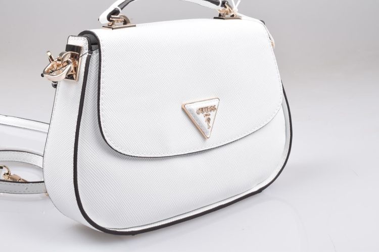 Guess Accessoires  Wit dames (GUESS ECO Jazlynn Girlfriend Satchel - EZG952320 White) - Mayday (Aalst)