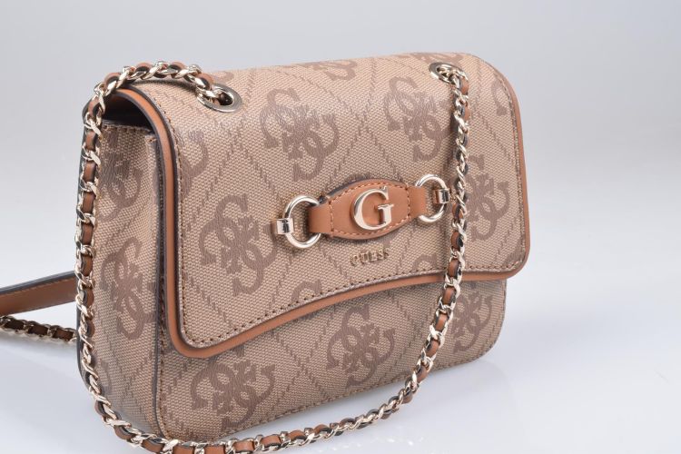 Guess Accessoires  Beige dames (GUESS Izzy Convertible XBody Flap - OS865419 Latte Logo) - Mayday (Aalst)