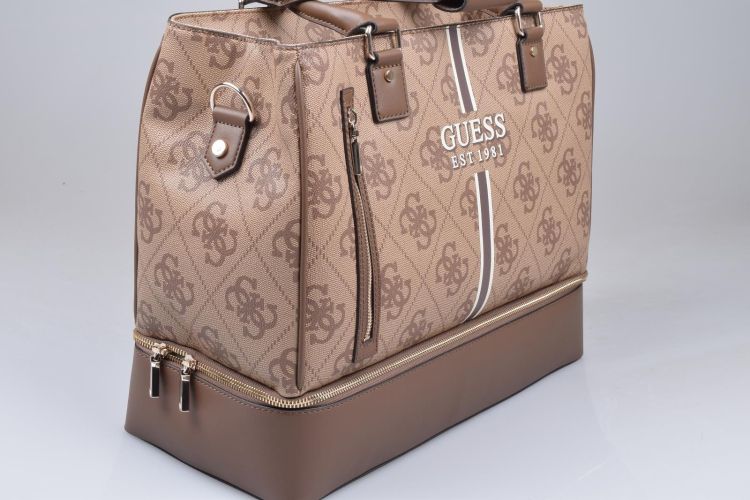 Guess Accessoires  Bruin dames (GUESS Kallisto Travel - B7604415 Latte Multi) - Mayday (Aalst)