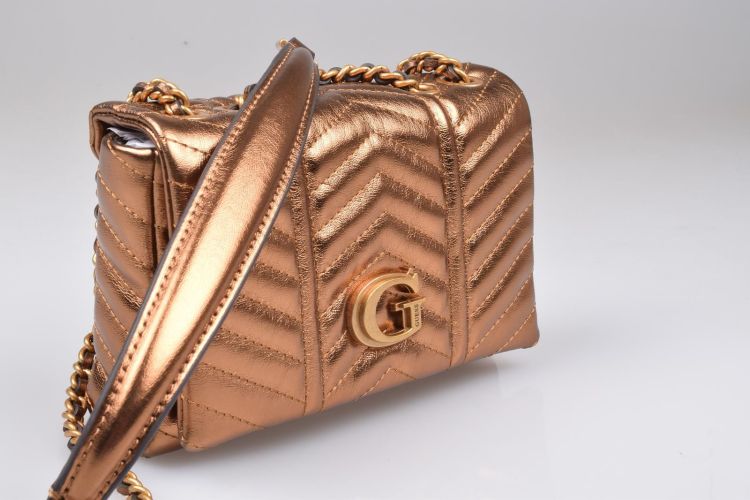 Guess Accessoires  Brons dames (GUESS Lovide Mini - QM897678 Bronze) - Mayday (Aalst)
