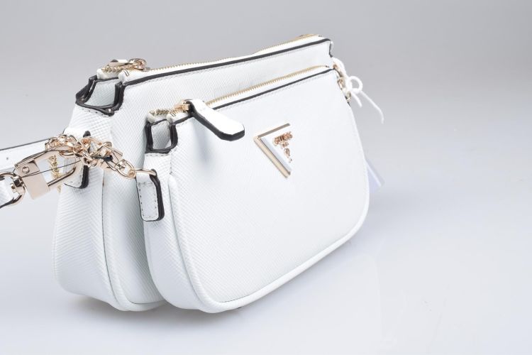 Guess Accessoires  Wit dames (GUESS Noelle DBL Pouch Crossbody - ZG787971 White) - Mayday (Aalst)
