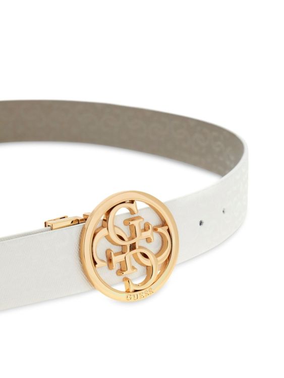 Guess Accessoires  Ecru dames (GUESS Stacey Adj&Rev Belt  - BW9319P6135 OFM) - Mayday (Aalst)