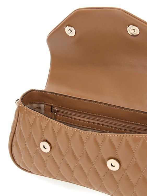 Guess Accessoires  Beige dames (GUESS Valla Top Handle Flap - QG812220 Beige) - Mayday (Aalst)