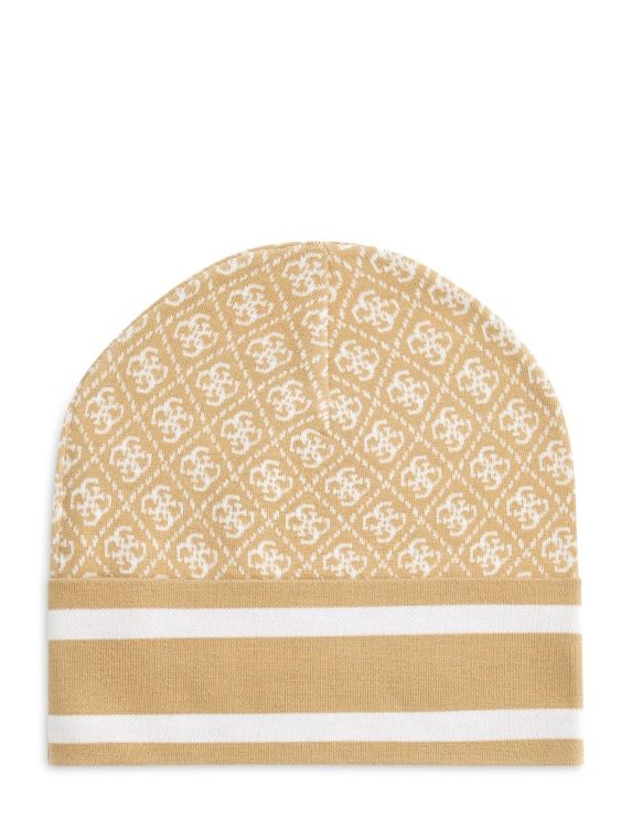 Guess Clothes  Taupe dames (Sevyn 4G Logo Beanie Swtr - W4BZ21Z3JD2 FNI4 4G Foamy Taup) - Mayday (Aalst)