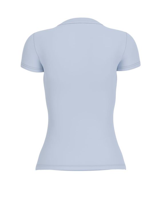 Guess Clothes   dames (SS CN FEATHER TRIANGLE TEE - W6GI11K3026 A719) - Mayday (Aalst)