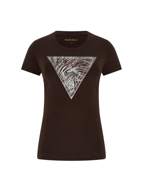 Guess Clothes   dames (SS CN ZEBRA TRIANGLE TEE - W6GI19K3042 G1EB ) - Mayday (Aalst)