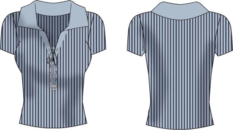 Guess Clothes   dames (SS POLO LACE-UP REGINA SWTR - W6GR09Z0590 SM23) - Mayday (Aalst)