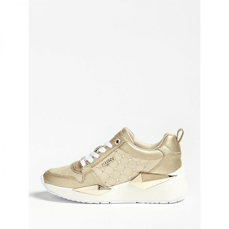 Guess Shoes Veter Goud dames (GUESS SNEAKER - FL5TALLEL12 Gold) - Mayday (Aalst)