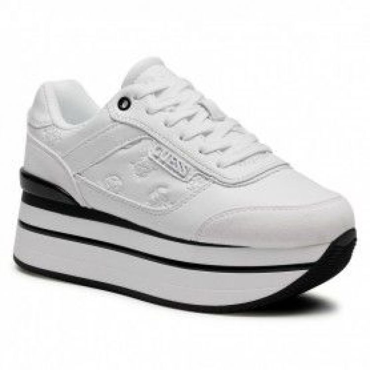 Guess Shoes Veter Wit dames (GUESS SNEAKER - FL5HNSPEL12 WHITE) - Mayday (Aalst)