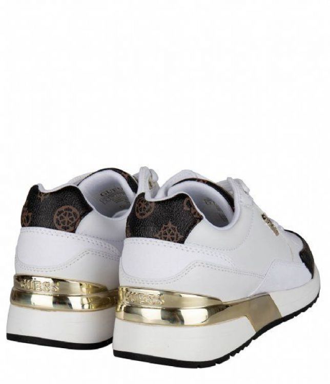 Guess Shoes Veter Wit dames (GUESS SNEAKER  - FL5MOXFAL12 WHBR) - Mayday (Aalst)