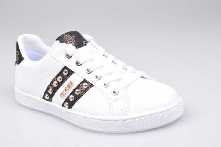 Guess Shoes Veter Wit dames (GUESS SNEAKER  - FL5RLKFAL12 WHIBR) - Mayday (Aalst)