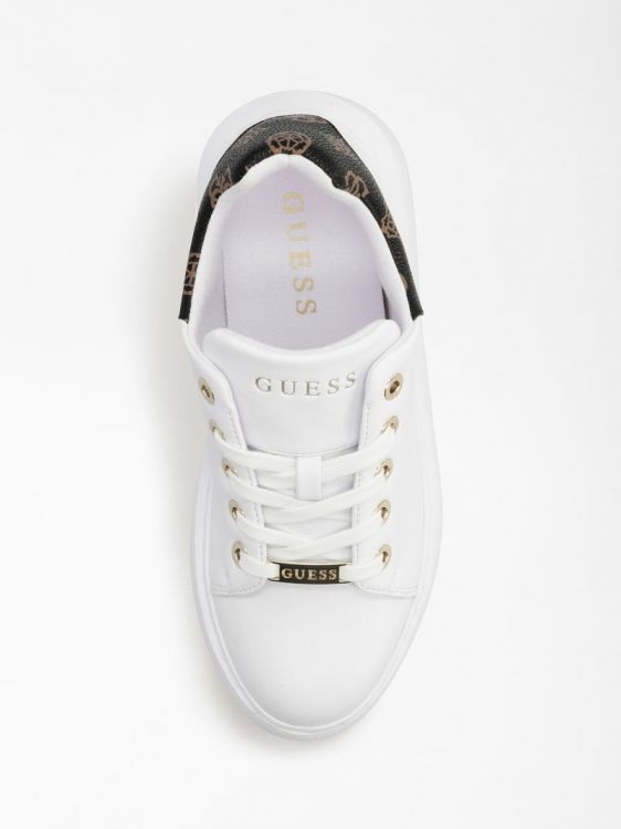 Guess Shoes Veter Wit dames (GUESS SNEAKER  - FL6B2RFAL12 WHTBR) - Mayday (Aalst)