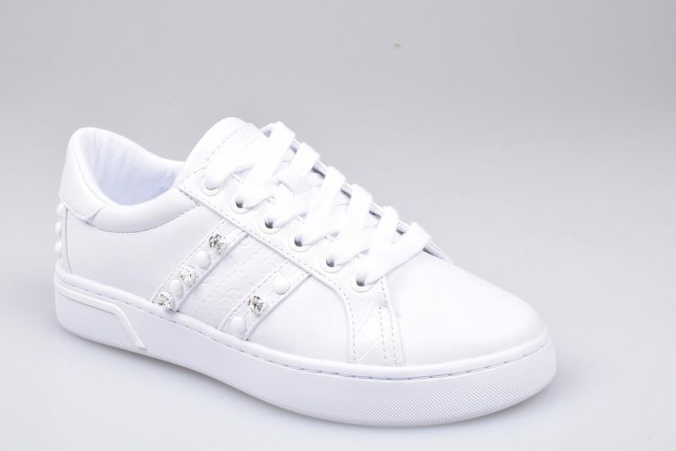 Guess Shoes Veter Wit dames (GUESS SNEAKER  - FL6RICPEL12 WHITE) - Mayday (Aalst)