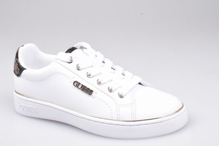 Guess Shoes Veter Wit dames (GUESS SNEAKER  - FL7BKIELE12 WHIBR) - Mayday (Aalst)