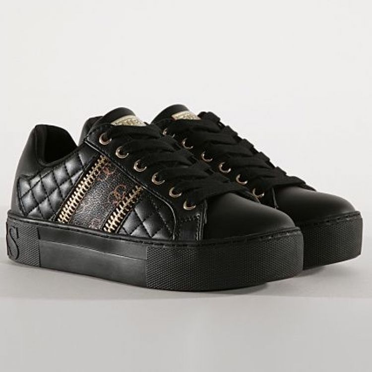 Guess Shoes Veter Zwart dames (GUESS SNEAKER - FL8MAYFAL12 Black) - Mayday (Aalst)