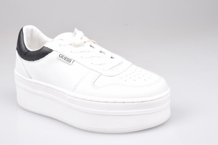 Guess Shoes Veter Wit dames (GUESS SNEAKER  - FL6LIFLEA12 WHBLK) - Mayday (Aalst)