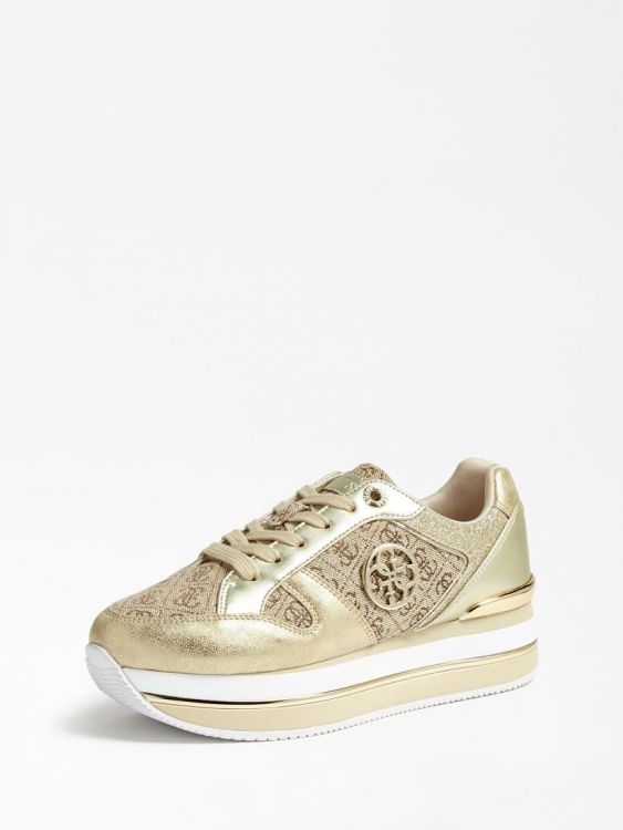 Guess Shoes Veter Beige dames (GUESS SNEAKER - FL5DLYFAL12 BEIBR) - Mayday (Aalst)