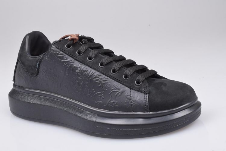 Guess Shoes Veter Zwart heren (GUESS SNEAKER  - FMSAL8LEL12 Black) - Mayday (Aalst)