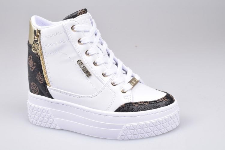 Guess Shoes Veter Wit dames (GUESS SNEAKER WEDGE - FL6RI2FAL12 WHIBR) - Mayday (Aalst)