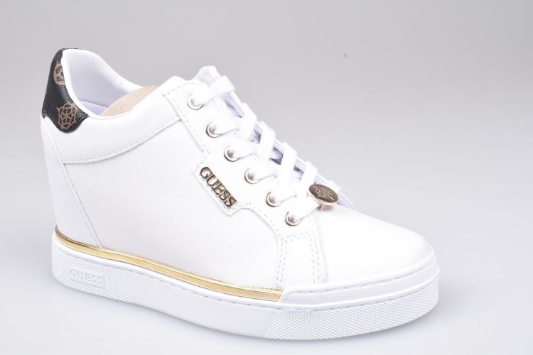 Guess Shoes Veter Wit dames (GUESS WEDGE SNEAKER - FL5FT2FAL12 WHIBR) - Mayday (Aalst)
