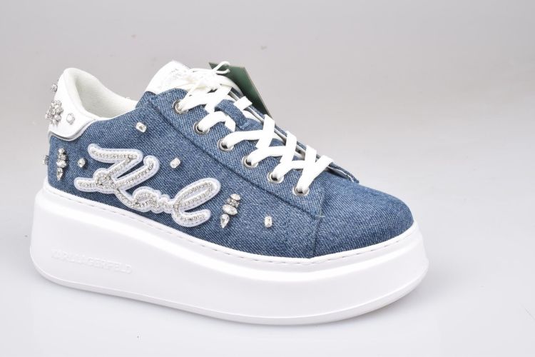 Karl Lagerfeld Veter Denim dames (KL ANAKAPRI Florastone Karl Ptch - KL63526 DBS Blue Denim w/Silve) - Mayday (Aalst)