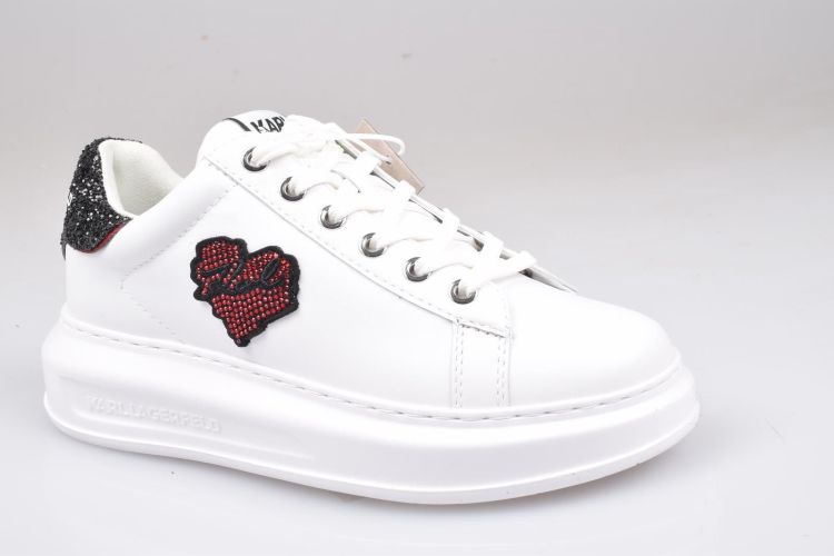 Karl Lagerfeld Veter Wit dames (KL KAPRI Heart Of Karl Lo Lce - KL62515V 011 White Lthr) - Mayday (Aalst)