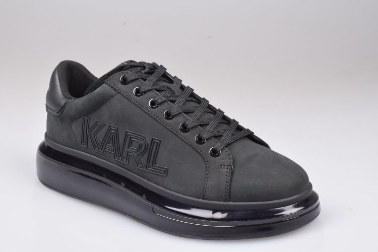 Karl Lagerfeld Veter Zwart heren (KL KAPRI KUSHION DEco Line Lo Lace - KL52661 20X Black Nubuck Mono) - Mayday (Aalst)