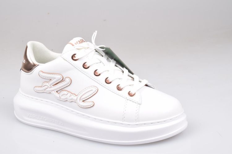 Karl Lagerfeld Veter Wit dames (KL KAPRI Signia Emboss Lo Lce - KL62511A 11P w/Pink) - Mayday (Aalst)