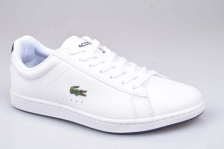 Lacoste Veter Wit heren (CARNABY EVO - 7-41SMA0003042 Wht/Nvy) - Mayday (Aalst)